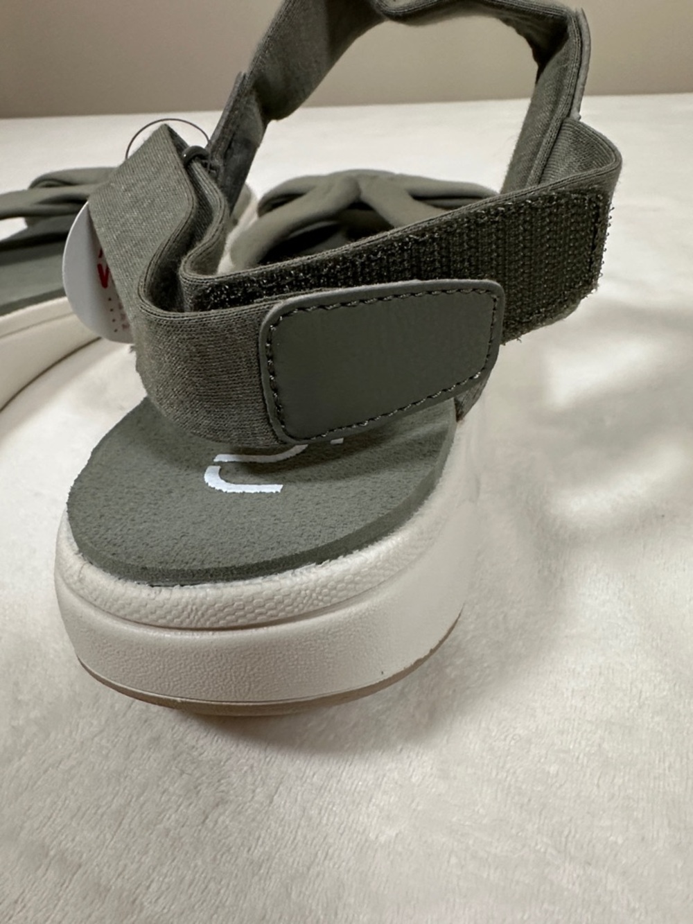 Ryka Mallorie Sandals Womens Size 11 Green Gray Adjustable Comfort NWT - Picture 7 of 9